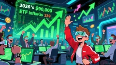 Bitcoin ETFs Roar Into 2026 Like a Lion - $1.2B in Two Days Signals $150B Wall of Money