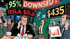 Is Tesla Still Justifiable at $435? Gordon Johnson's Sum-of-the-Parts Valuation vs. the Fading Narrative