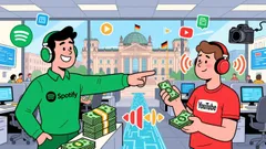 Why Spotify's Enhanced Video Podcast Monetization Could Outperform YouTube in Creator Revenue Growth