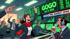 Gogo shares surge 8.09% on renewed speculative interest ahead of key developments
