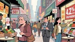 U.S. January 1-Year Inflation Expectation Initial Value 4.2%, Higher Than Expected