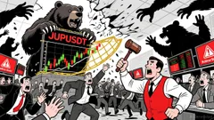 Market Overview: JUPUSDT Faces Key Support Test After Sharp 24-Hour Drop