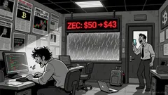 Zcash's 26% Drop Amid Developer Exodus: A Governance Crisis Undermining Privacy Coin Fundamentals