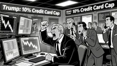 Trump's 10% Credit Card Rate Cap and Its Implications for Bank Stock Valuations