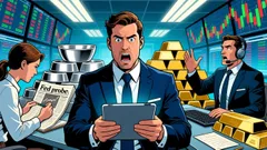 US Market Summary: Gold Surges 2.27%, Silver Jumps 7.21% as Trump's Greenland Gambit and Fed Probe Shake Markets; CoreWeave (CRWV) Soars 13.8%