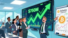 Bitcoin ETFs Post Largest Single-Day Inflows in Three Months, Worth $750 Million