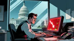 Visa Inc. shares plunge 4.46% amid regulatory concerns over credit card rate caps and interchange fee reforms.