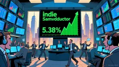 Indie Semiconductor shares surge 5.38% on renewed investor confidence institutional activity and analyst dynamics.