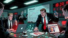 Dow Jones Markets Tumble Amid Trump Tariff Uncertainty and Bank Earnings Jolts