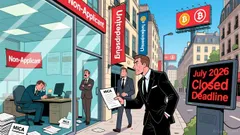 France Targets 90 Unlicensed Crypto Firms Ahead of MiCA Deadline