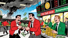 Bitcoin's Rainbow Chart Dips Below 'Fire Sale' - A Once-in-a-Generation Buy Opportunity?