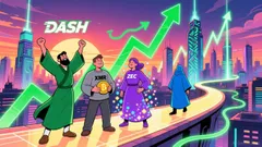 Dash Outpaces Monero With 100% Weekly Gain in Privacy Coin Rally