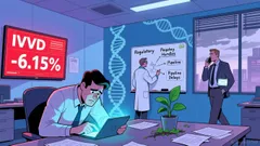 Invivyd shares fell 6.15% as investor caution mounts over regulatory and operational uncertainties.