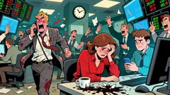 When Trading Feels Like a Gamble: The Behavioral Drivers of Market Blurring