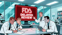 Eli Lilly shares fell 3.76% as FDA delays review of key obesity drug.