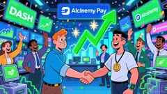 DASH Surges Amid Alchemy Pay Integration and Privacy-Driven Momentum