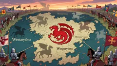 Westeros' Targaryen Lifecycle: A Structural Comparison of Peace, War, and Decline