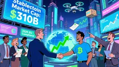 Stablecoin Market Opens 2026 at a New $310B Record