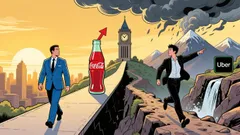 Uber vs. Coca-Cola: A Value Investor's Comparison of Moats, Valuation, and Compounding