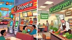 Chipotle vs. Sweetgreen: A Value Investor's Valuation and Moat Analysis