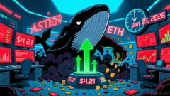 Whale Liquidates ASTER and ETH Holdings, Closes AVNT Long Position, Suffers $4.21M Loss