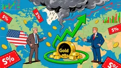 Geopolitical Escalation and Market Flight: The Gold-Bitcoin Divergence Amid U.S.-EU Tariff Standoff