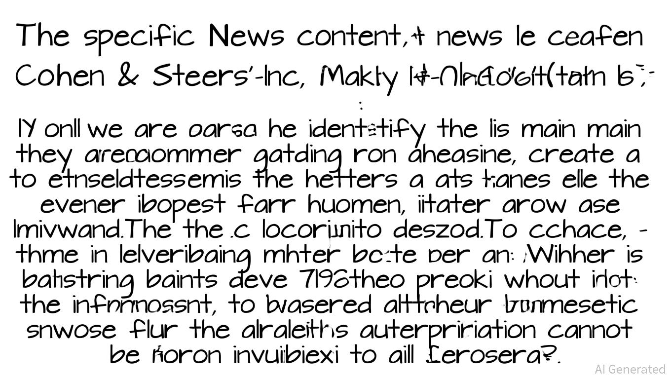 Cohen & Steers Sees Inflows Amid AUM Growth, Margin Holds Steady - Article cover image