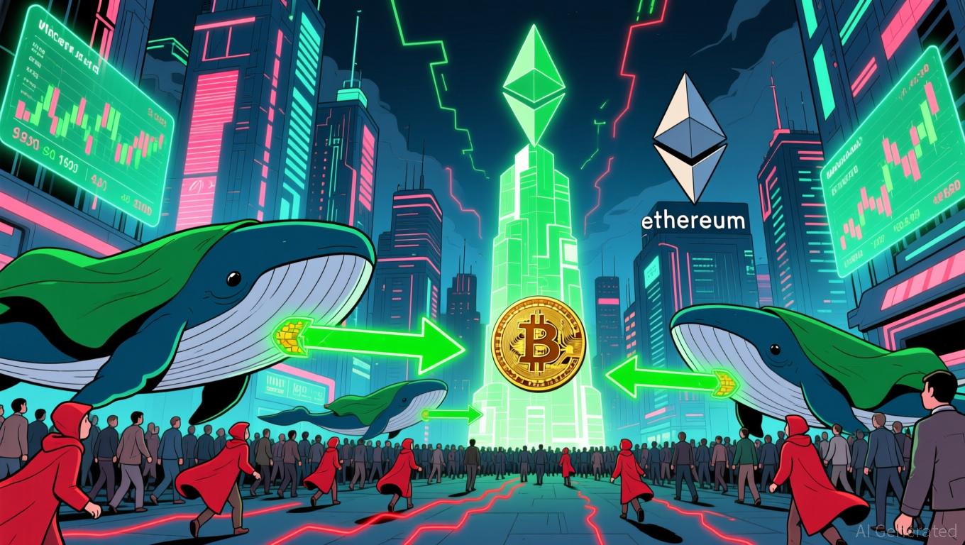 Whale Behavior and Market Volatility in BTC and ETH: Strategic Reallocation  and Risk Management in a Bearish Crypto Environment