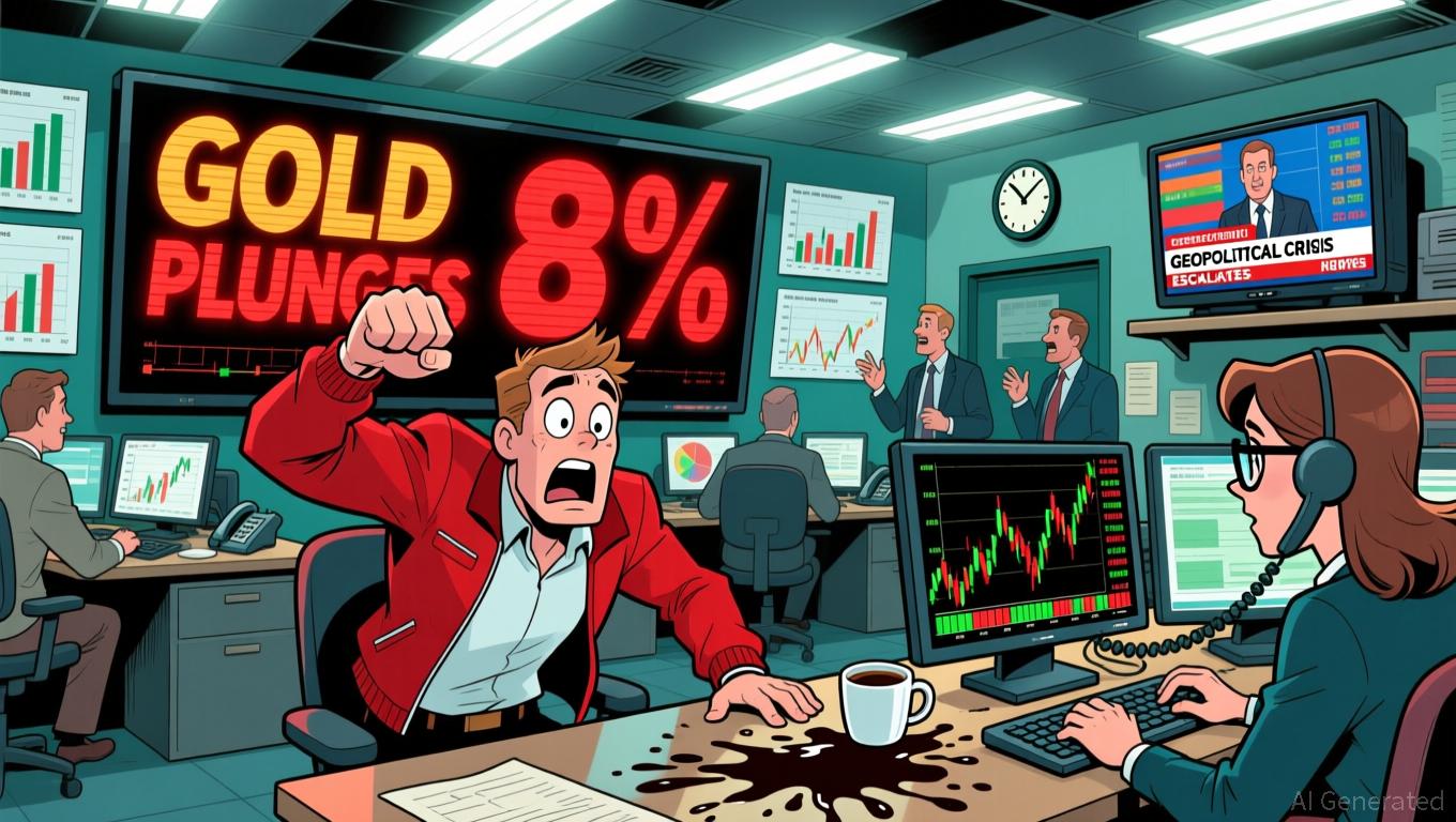 Spot Gold Retreats $200 from Daily High, Down 1.15% on the Day