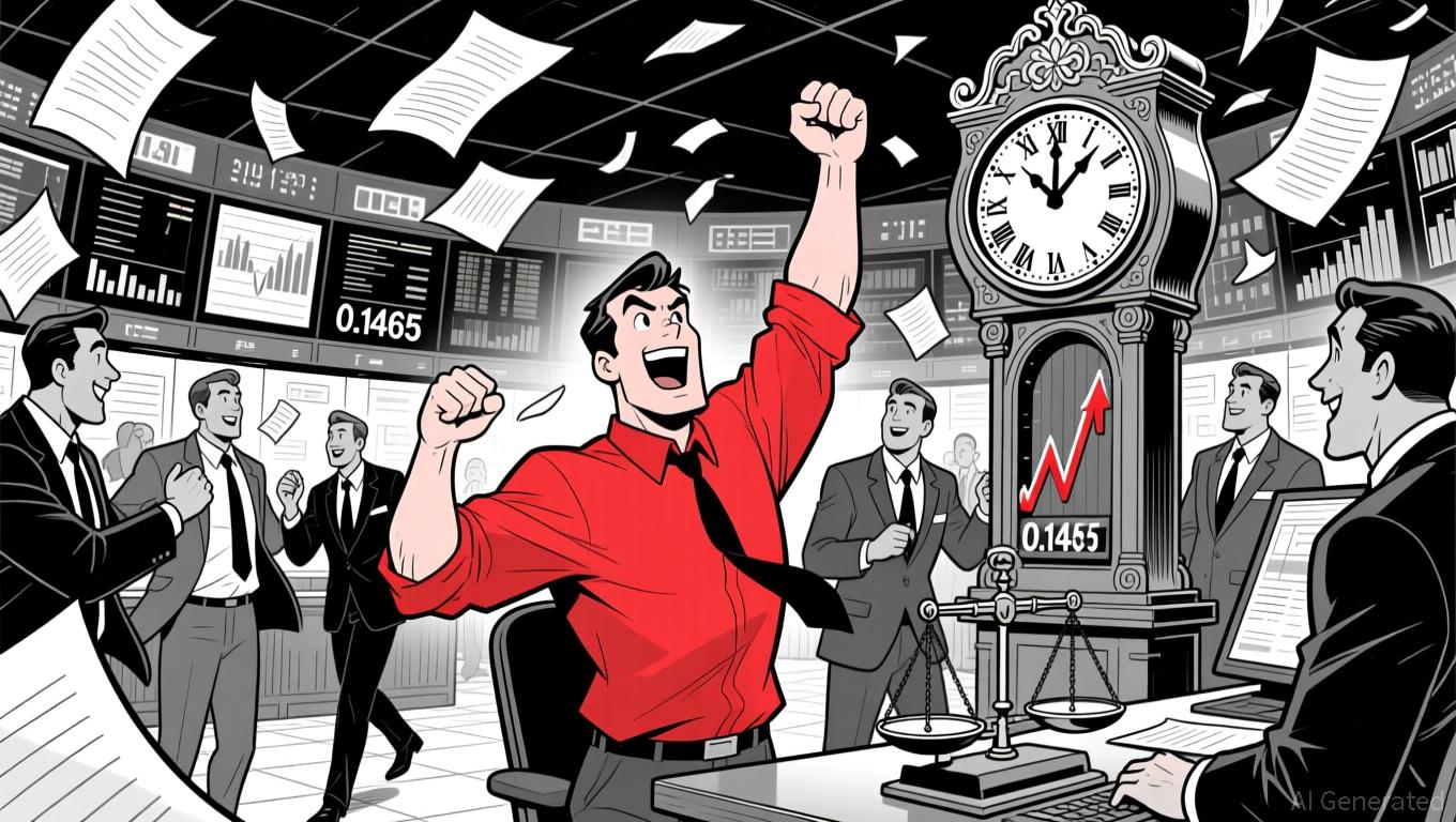 Bullish Engulfing and Spiking Volume Signal Possible Reversal Near 0.1465