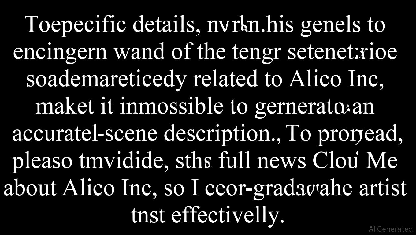Alico’s Earnings Miss Mask Strong Land Sales and Cash Build