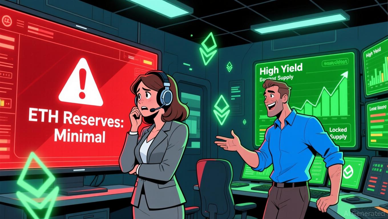 Ethereum's Liquidity Squeeze: Staking Locks and Reserve Lows Signal a Supply Shock