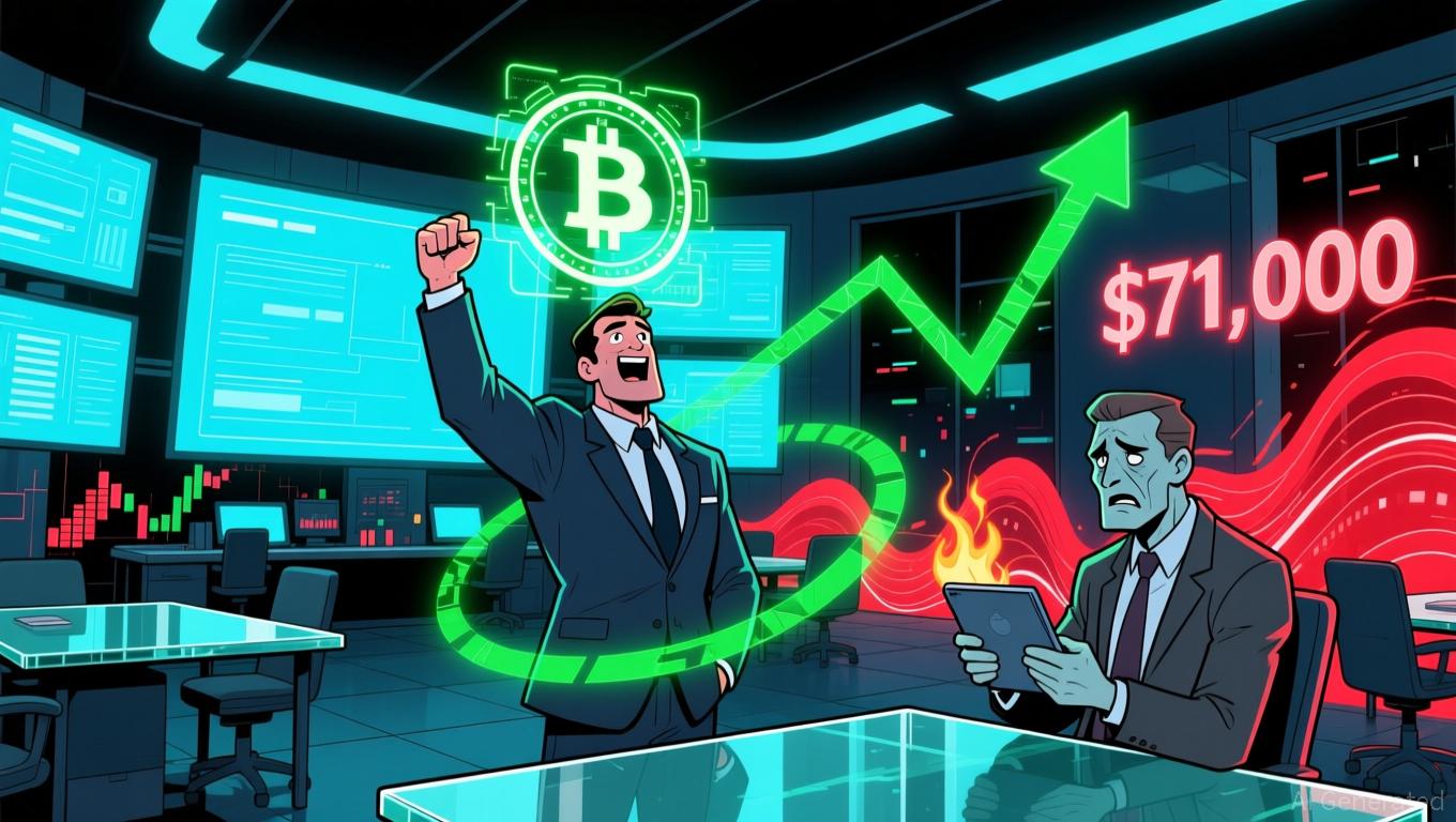 Bitcoin Breaks $71,000, Triggering $883 Million Short Liquidation Pressure on Mainstream CEXs - Article cover image