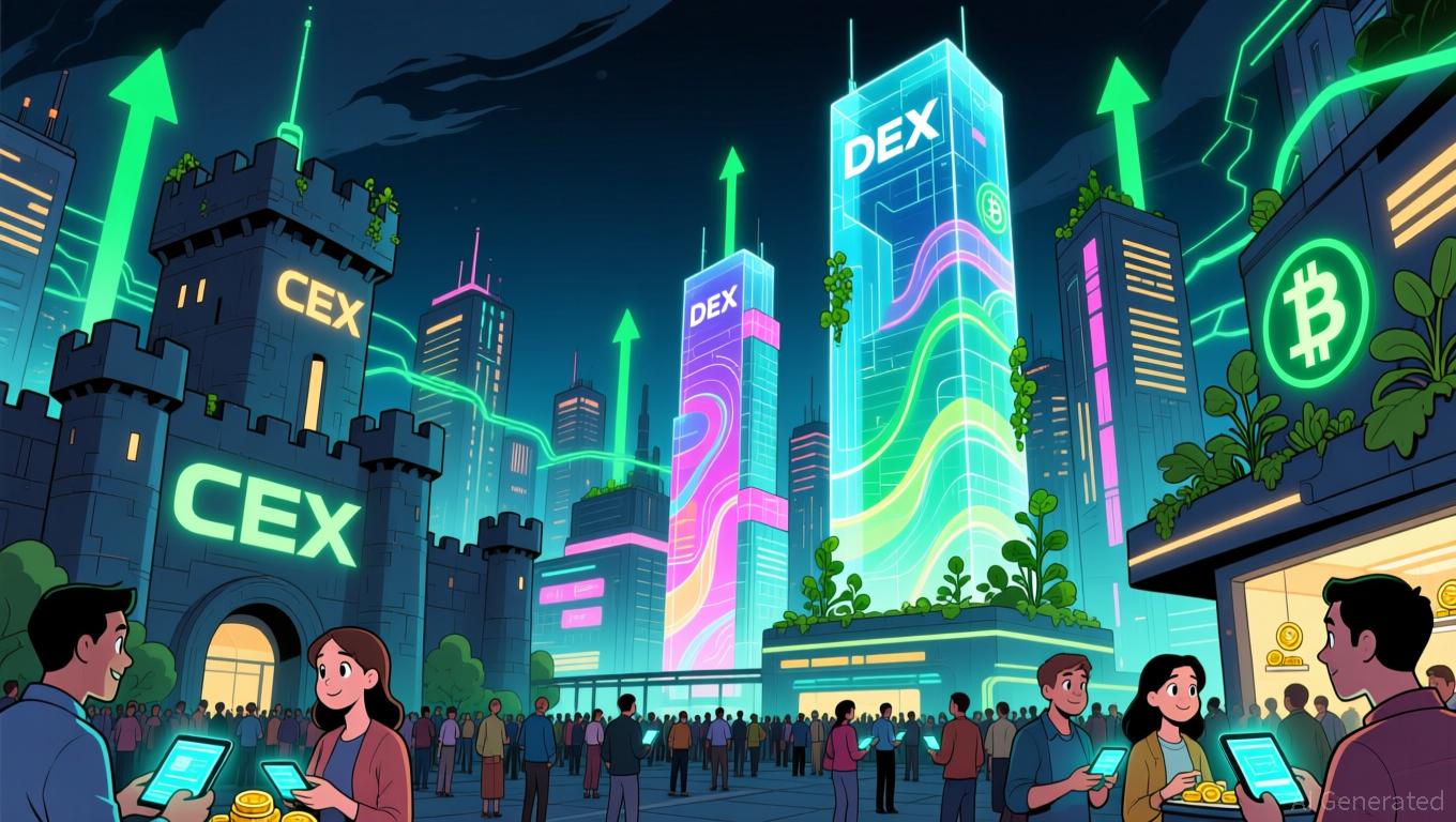 2026 Crypto Exchange Flow: CEX Dominance vs. DEX Volume Surge