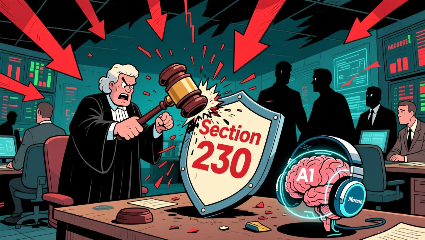 Meta Stock Plunges: Court Verdicts and AI Spending Risks - Article cover image