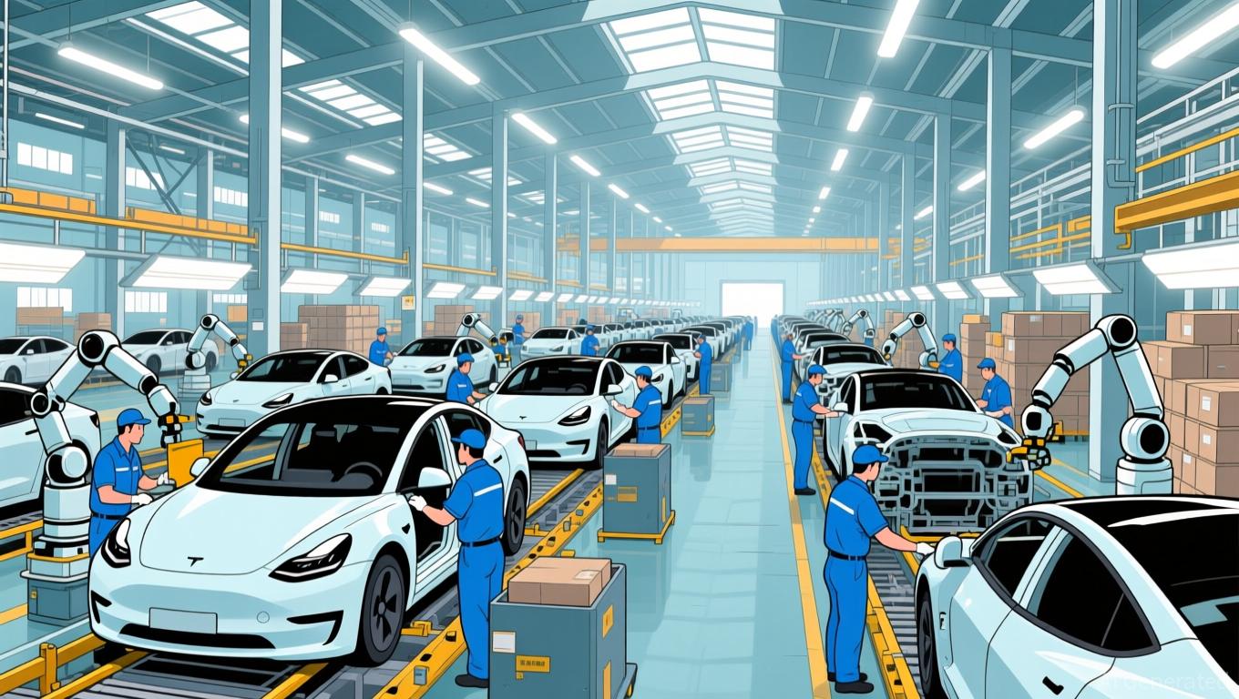 Tesla Structural Integration Tesla's 50,000-Unit Inventory Build Signals Structural Demand Shift