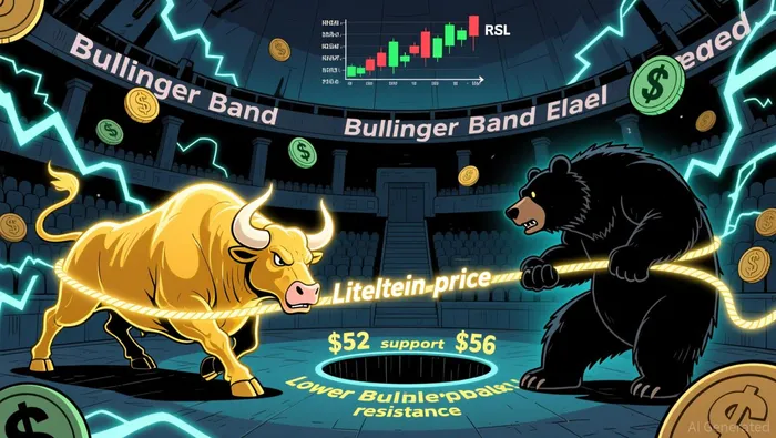 Litecoin at Crossroads: Break $56.63 With Volume or Face Accelerated Sell-off Below $52.12