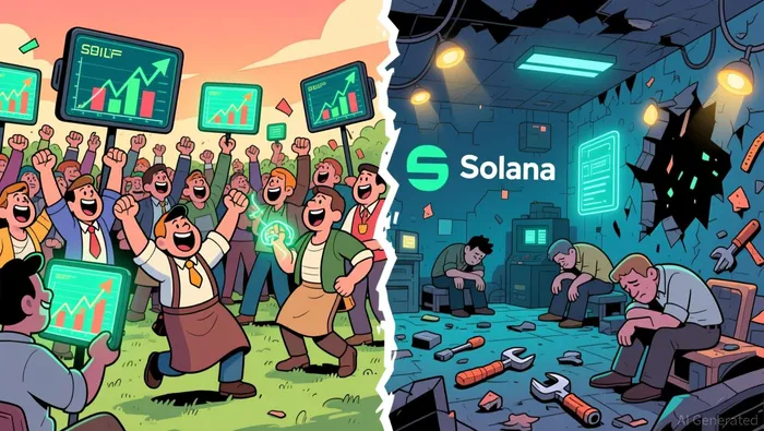 Solana's Price Hype vs. Network Flow: A Capital-Driven Divergence
