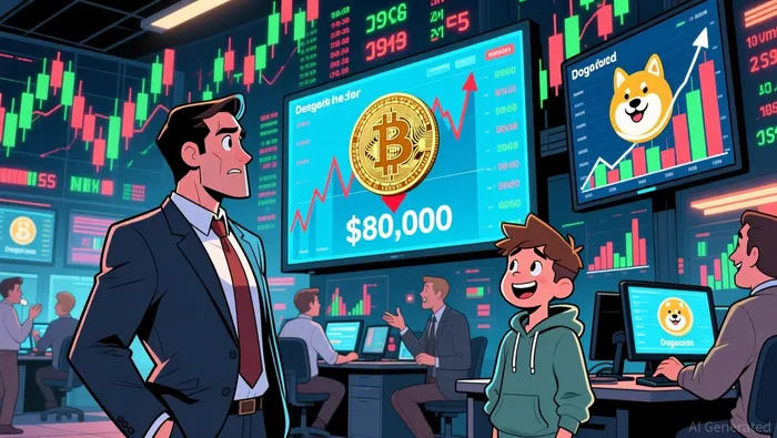 Bitcoin's $80K Break vs. Dogecoin's 50% Surge: Flow Analysis