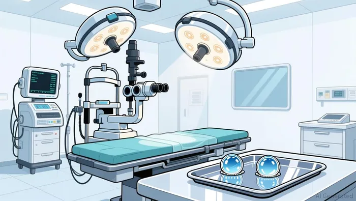 Ophthalmologists make $347K in California. Alcon trades as if that tailwind never ends.