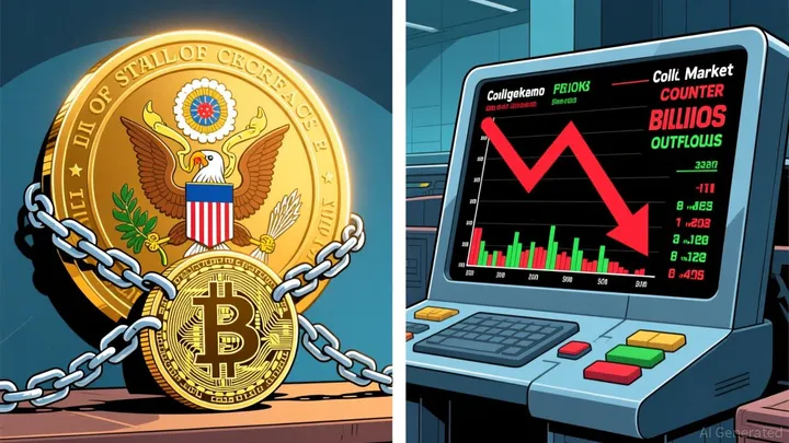 Trump's $21B Bitcoin Reserve Hits a Wall as ETF Outflows Hit $8.2B