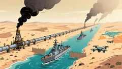 The detour became the target: what the Saudi pipeline shutdown means for oil