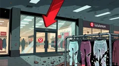 Lululemon's cheap P/E is the giveaway, not the setup