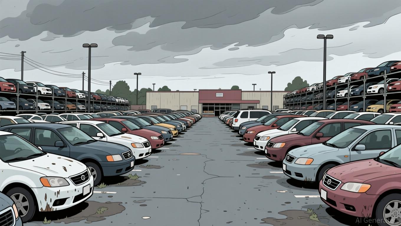 Used-Car Lots Feel the Brunt of Affordability Crisis...