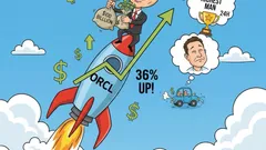 Oracle's Stock Soars, Propelling Ellison Briefly Past Musk in "World's Richest" Race