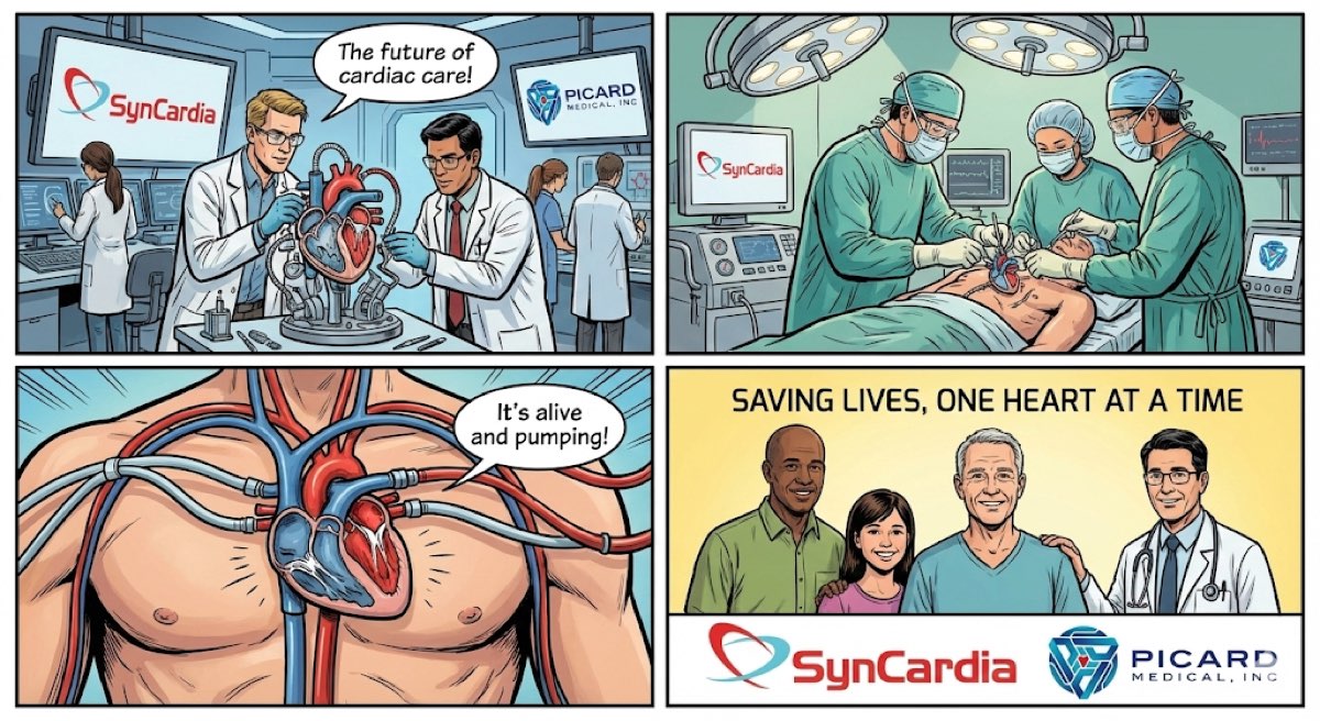 Revolutionizing Heart Failure Treatment: The SynCardia Total Artificial Heart and Picard Medical's Investment Potential - Article cover image