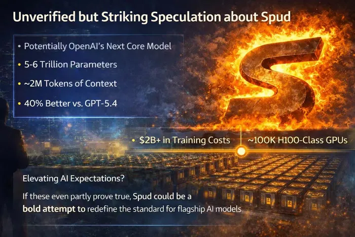 OpenAI's Rumored Spud(GPT-6) Launch Nears, as a New Base-Model Push Could Recast AI Competition
