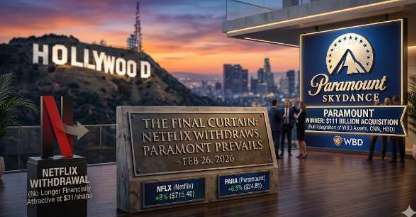 The Final Curtain: Netflix Withdraws, Leaving Paramount as the Last Titan? - Article cover image