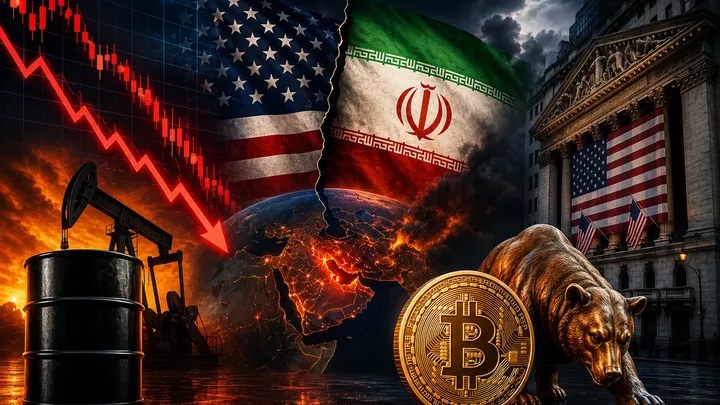 Dow Slides 621 Points as Iran Tensions and Bitcoin Rout Hit Risk Appetite
