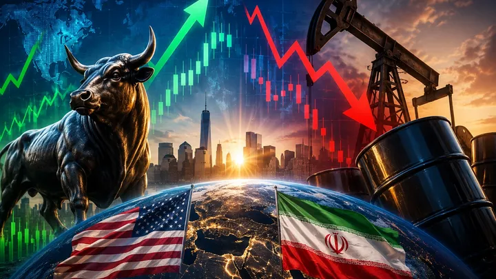 Stocks Rise After Open as Crude Falls Nearly 2% on U.S.-Iran Ceasefire Optimism